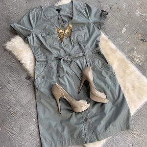 Talbots Button Up Dress